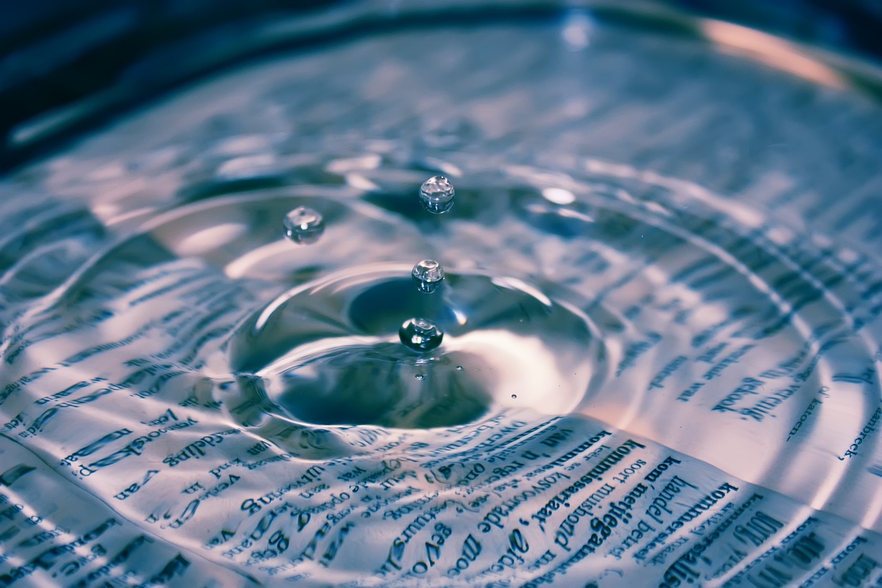 drop splash impact